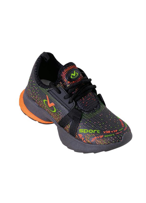 T�nis Infantil (Preto) em Sint�tico