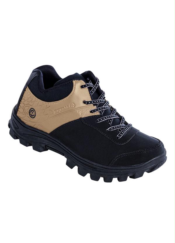 Bota Masculina (Preta e Bege)