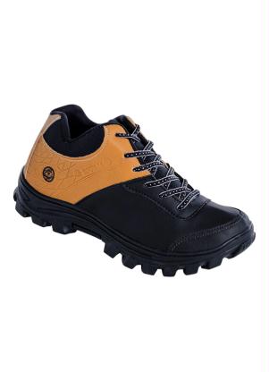 Bota Masculina (Preta e Mostarda)