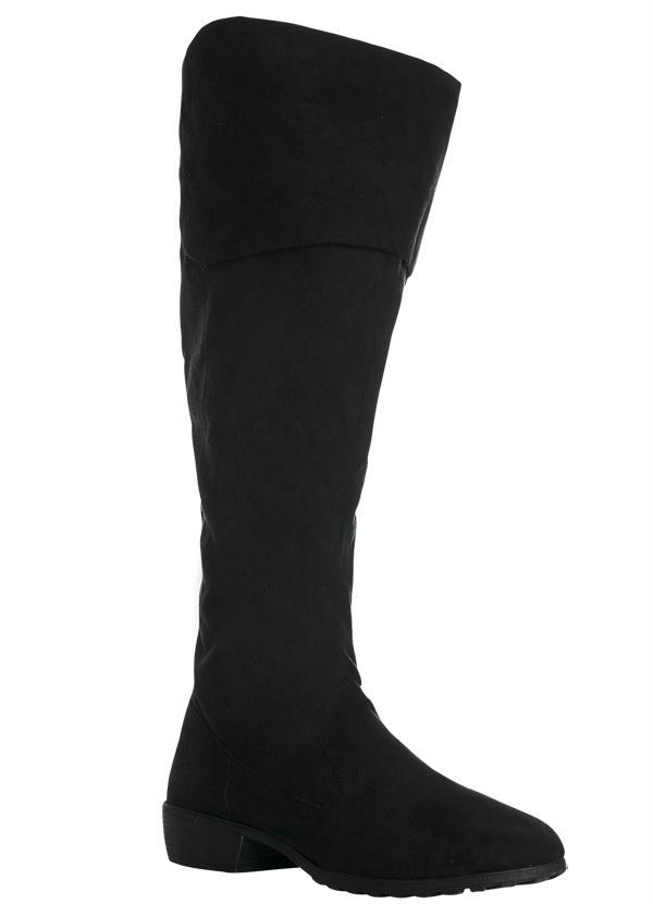 bota preta de cano longo