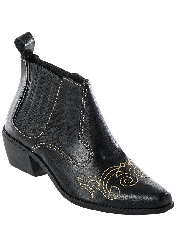 Bota Cowboy (Preta) Masculina