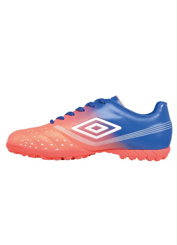 chuteira society umbro laranja