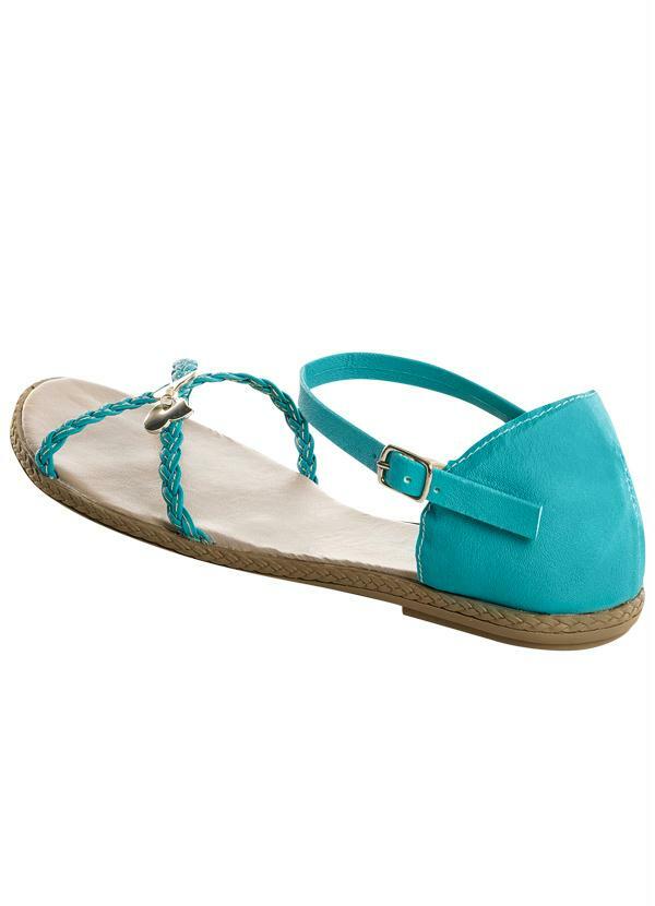 rasteirinha azul tiffany