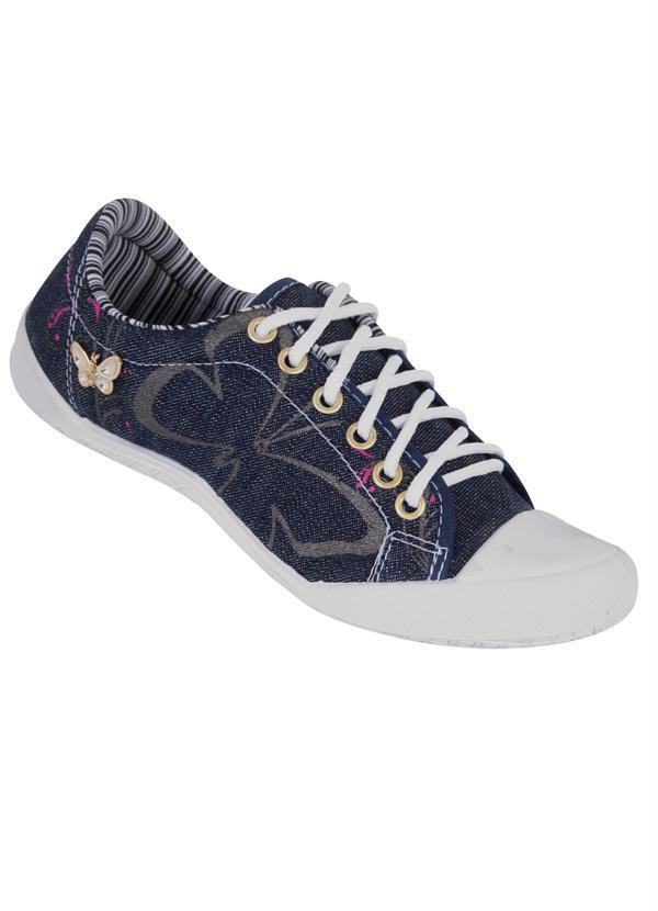 tenis denim feminino