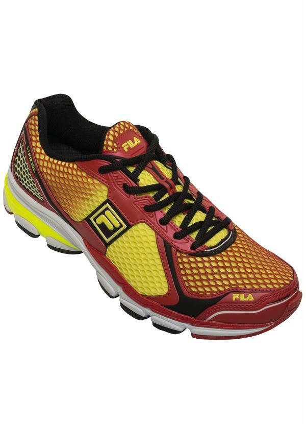 tenis fila masculino amarelo