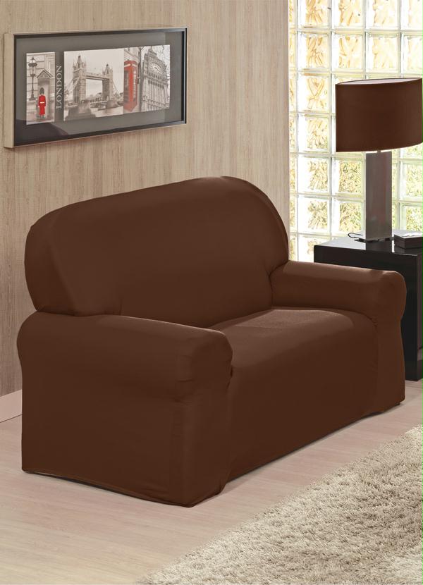 Capa para Sof� 2 Lugares (Marrom) 1 Pe�a