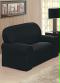 Lar e Lazer - Capa para Sofá 3 Lugares Preta 1 Peça - variação: Preta
