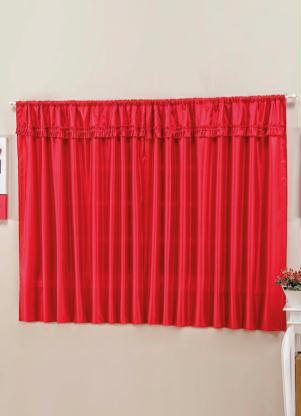 Cortina com Band� (Vermelha) 200x150 cm