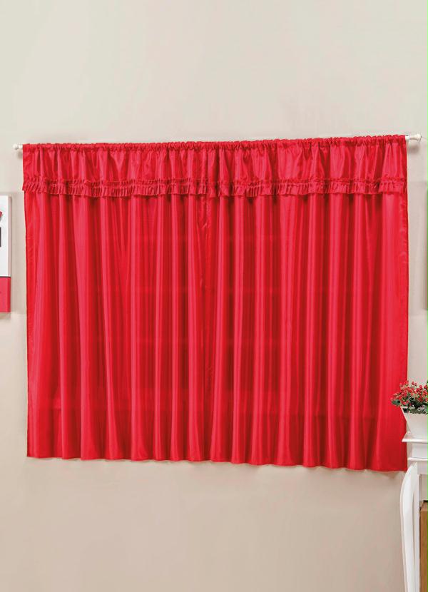 Cortina com Band� (Vermelha) 200x150 cm
