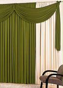 Cortina com Band� Verde 300x170 cm