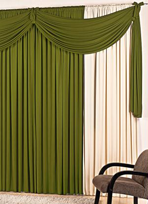 Cortina com Band� (Verde) 300x170 cm