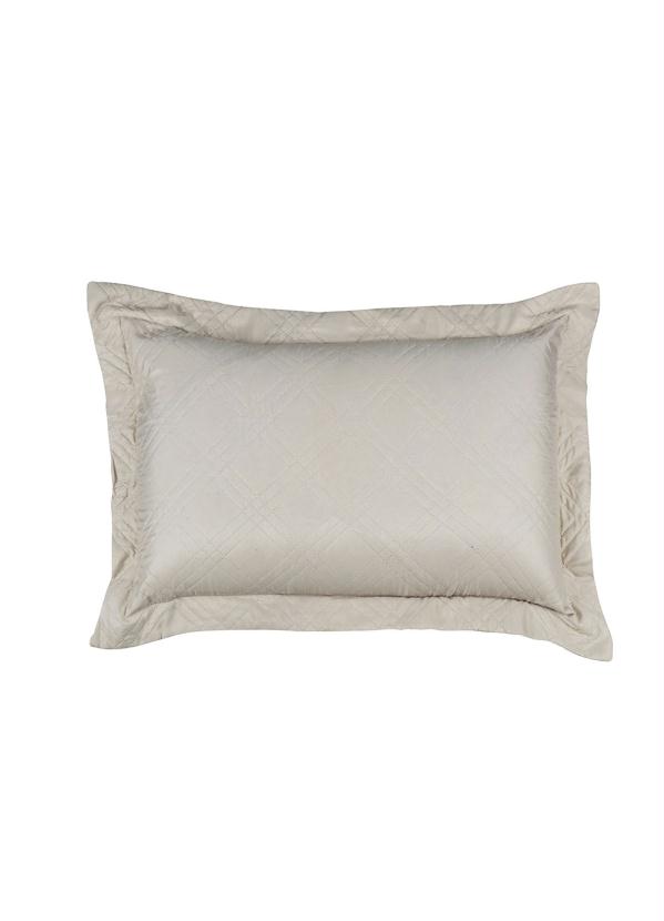 Porta Travesseiro (Bege) 1 Pe�a