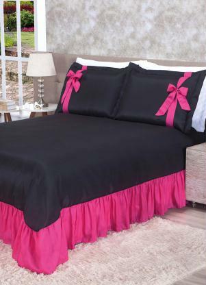 Jogo de Cobre Leito (Pink (Casal)) 3 Pe�as