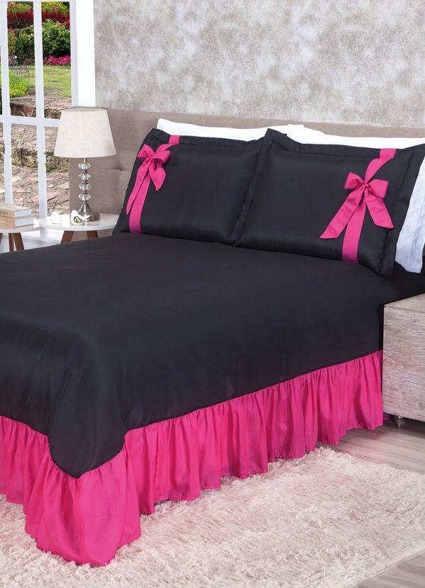 Jogo de Cobre Leito (Pink (Casal)) 3 Pe�as