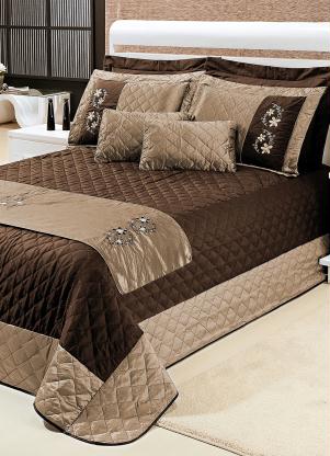 Jogo de Cobre Leito (Tabaco (Queen)) 4 Pe�as