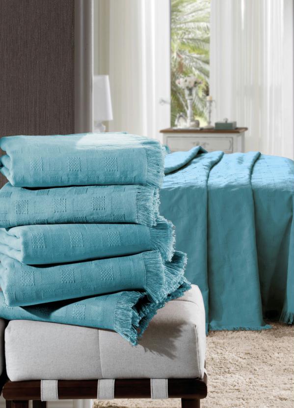 Colcha (Azul (Casal)) 1 Pe�a