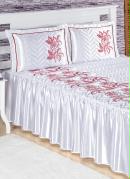 Jogo de Colcha Branco Casal 3 Pe�as