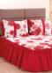 Lar e Lazer - Jogo de Colcha Rosê Casal 3 Peças - variação: Vermelha (Casal)