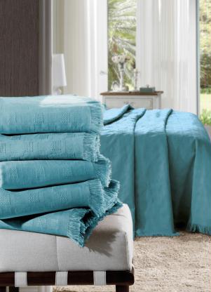 Colcha (Azul (Queen)) 1 Pe�a