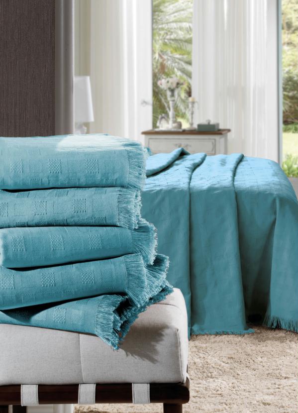 Colcha (Azul (Queen)) 1 Pe�a