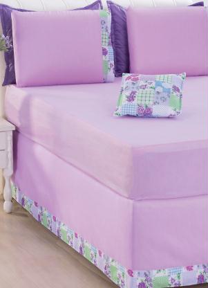 Jogo de Cama (Lil�s (Queen)) 5 Pe�as