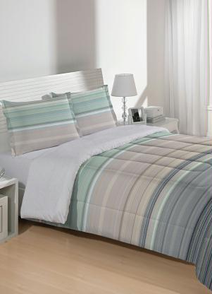 Jogo de Cama (Cinza (Casal)) 3 Peças Jogo de Cama (Cinza (Casal)) 3 Peças