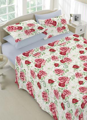 Jogo de Cama (Floral (Solteiro)) 3 Peças Jogo de Cama (Floral (Solteiro)) 3 Peças