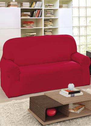 Capa de Sof� 2 e 3 Lugares (Vermelho) 2 Pe�as