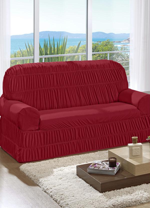 Capa para Sof� 2 e 3 Lugares (Bord�) 2 Pe�as