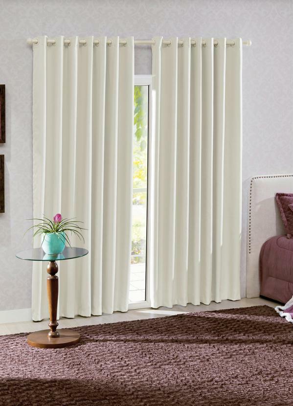 Corta Luz Tecido (Marfim) 260x170 cm Corta Luz Tecido (Marfim) 260x170 cm