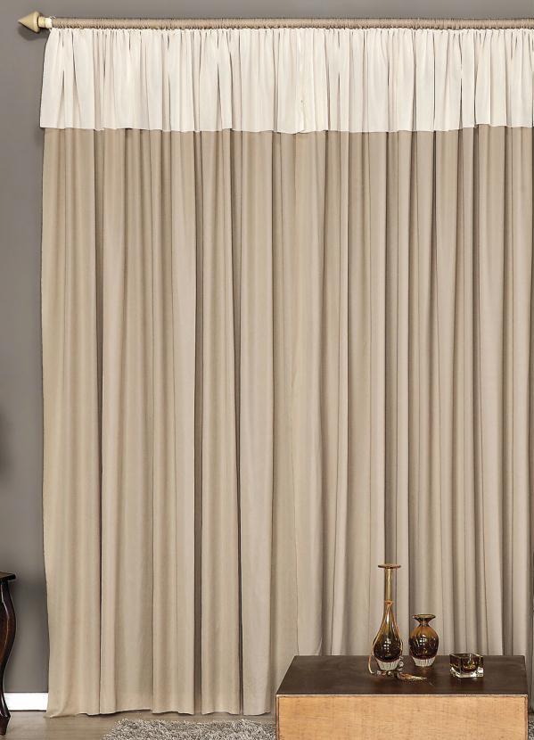 Cortina com Band� (Bege) 400x230 cm