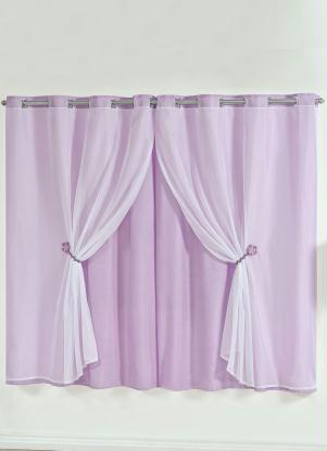 Cortina com Band� (Lil�s) 240x170 cm