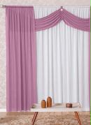 Cortina com Band� Lil�s 300x170 cm