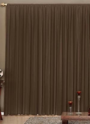 Cortina com Band� (Marrom) 400x230 cm