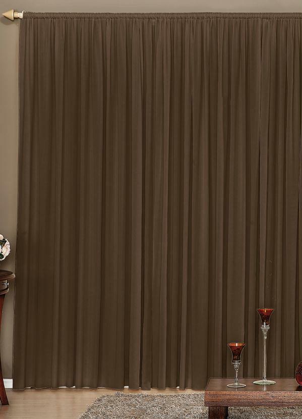 Cortina com Band� (Marrom) 400x230 cm