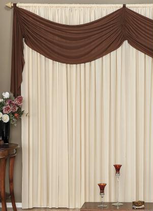 Cortina com Band� (Tabaco) 300x170 cm