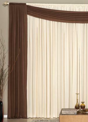 Cortina com Band� (Tabaco) 300x300 cm