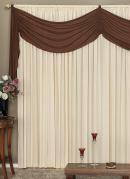 Cortina com Band� Tabaco 400x230 cm