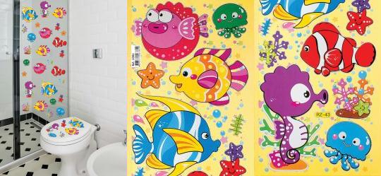 Adesivo Decorativo Fundo do Mar