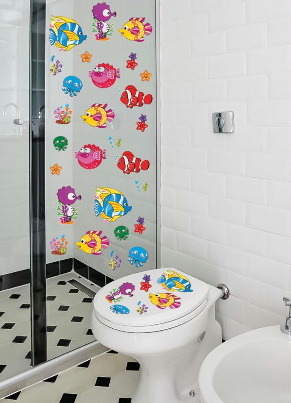 Adesivo Decorativo Fundo do Mar