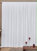 Cortina com Band� Branca 400x230 cm