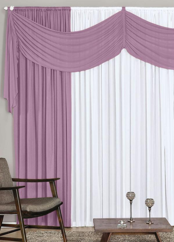 Cortina com Band� (Lil�s) 300x170 cm