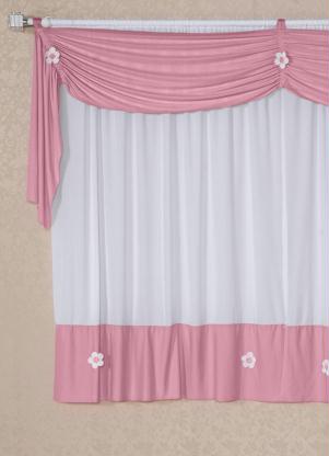 Cortina com Band� (Rosa) 300x170 cm