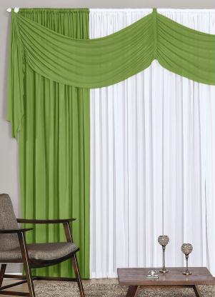 Cortina com Band� (Verde) 400x230 cm