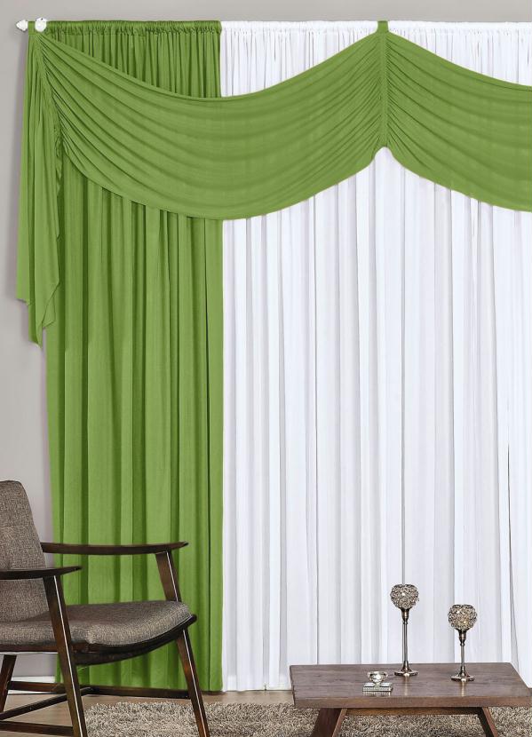 Cortina com Band� (Verde) 400x230 cm