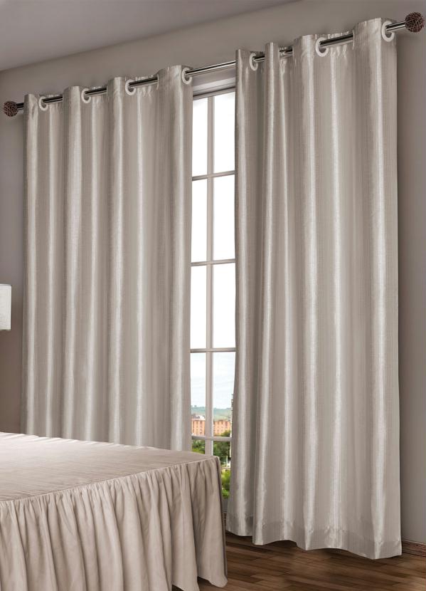 Cortina R�stica (Prata) 280x170 cm