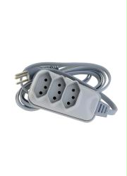 Extens�o Baby Tripla Cinza 2 Metros