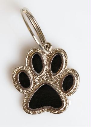 Pingente Pet Patinha P (Preta)