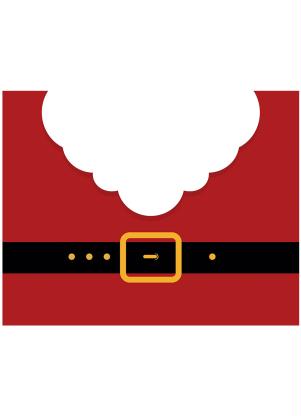 Americano Avulso (Roupa Papai Noel) 1 Pe�a