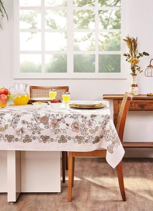 Toalha de Mesa Quadrada (Bege (140x140 Cm)) Toalha de Mesa Quadrada (Bege (140x140 Cm))